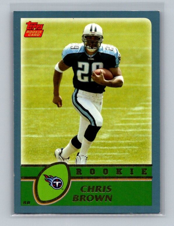 Chris Brown 2003 Topps Rookie #357 Tennessee Titans