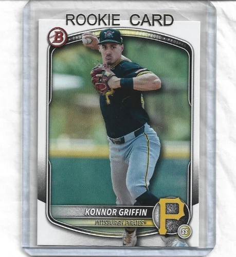 2025 Bowman Draft-KONNOR GRIFFIN-Rookie Card #BD-102-Pittsburgh Pirates-HOT!