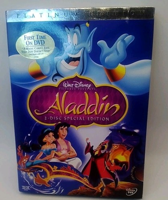 #ad #ad Aladdin DVD 2 Disc Set Platinum Special Edition BRAND NEW Factory Sealed 2004 $17.99