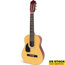 6 String Acoustic Guitar Right Handed Sturdy Build Easy Playability Nylon Hot