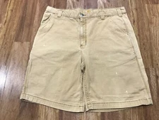 MENS 38 - Carhartt 102514 Rugged Flex Relaxed Fit Canvas Work Shorts 10 Inch
