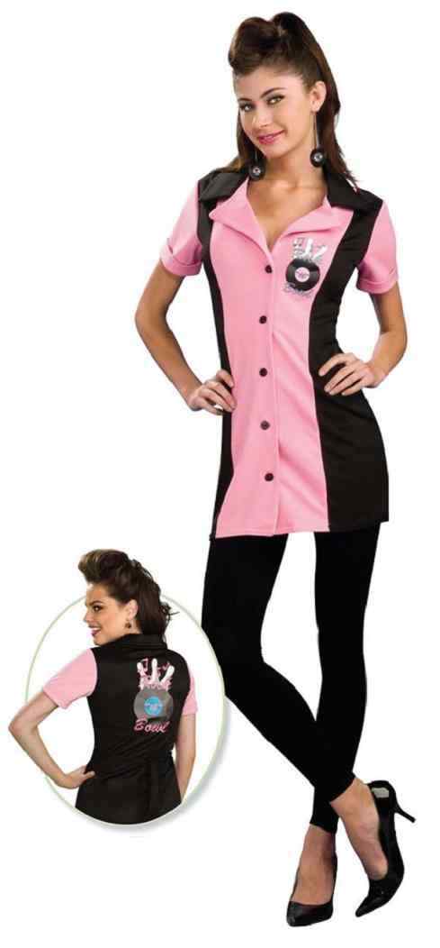 Trixie Bowling Shirt Dress 50's Sock Hop Dress Up Sexy Adult
