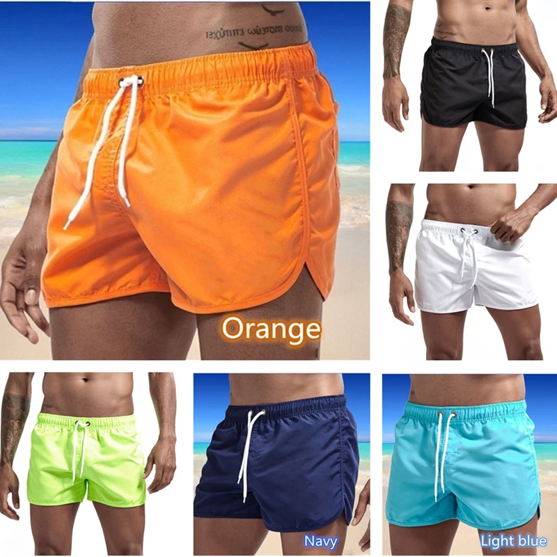 Short De Bain Homme Spandex - Imperméable, Séchage Rapide - Taille S à XL
