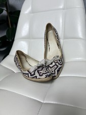 Rare Miu Miu Ballet Flats Shoes Size 38 All Over Printed