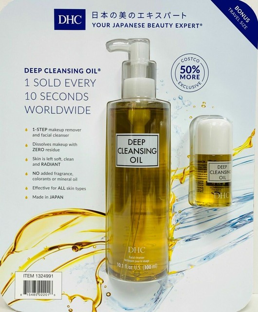 2x DHC Deep Cleansing Oil Facial Cleanser Makeup Remover 10oz Travel Size for sale online eBay