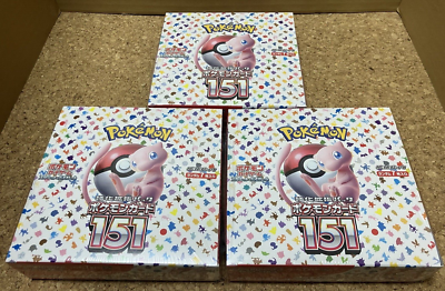 ポケモンカードゲーム 151 3BOX ポケモンカード151 3BOX 未開封