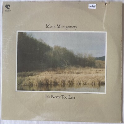 JAZZ FUNK - NEW SEALED LP Monk Montgomery IT'S NEVER TOO LATE 33 CHISA 801S 1969