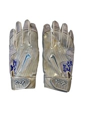Bronson Arroyo Autographed Game Used Batting Gloves - Player's Closet Project