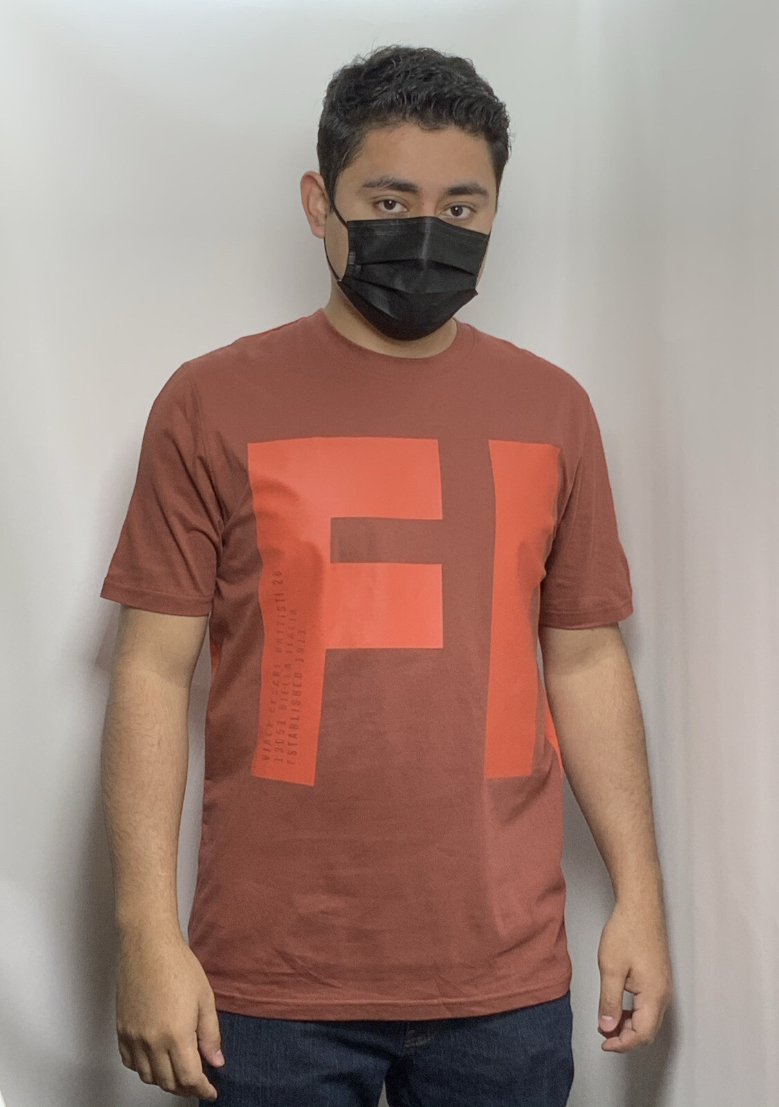 T shirt uomo Fila Rust manica corta