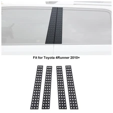 Car Side Window B pillar Panel Post Protector Decor Cover Trim For 4Runner 2010+