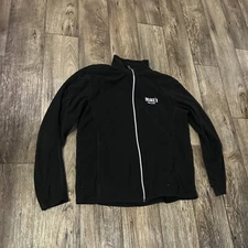 Drake’s Employee Black Hoodie Full Zippered Mens Size L