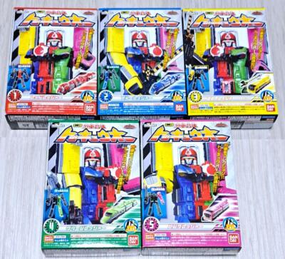 Power Rangers Ressha Sentai ToQger ToQoh Minipla 5set Bundle Bulk BANDAI Mint