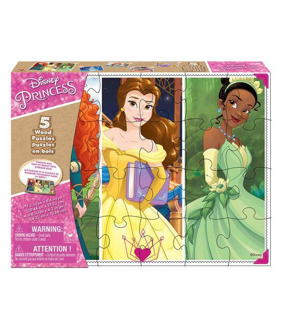 Disney Princesses Wooden Puzzle Set of 5 Puzzles 56 pieces total