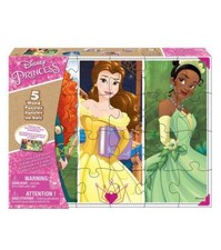 Disney Princesses Wooden Puzzle Set of 5 Puzzles 56 pieces total