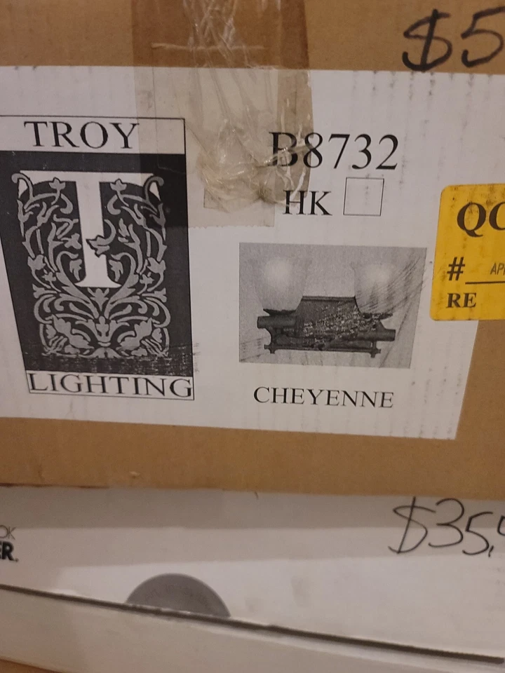 Troy Lighting B8732HK Cheyenne Medium Hickory 2 Light Bath Log Cabin Style - Image 2 of 4