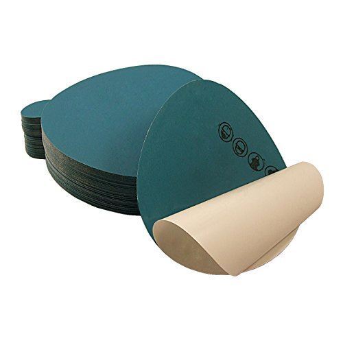 5 Inch 1000 Grit Adhesive Back (PSA) Auto Body Film Sanding Discs, 50