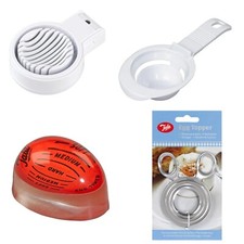 TALA 4 PIECE EGG SET, EGG SLICER, COLOUR CHANGE TIMER, TOPPER & SEPARATOR SET