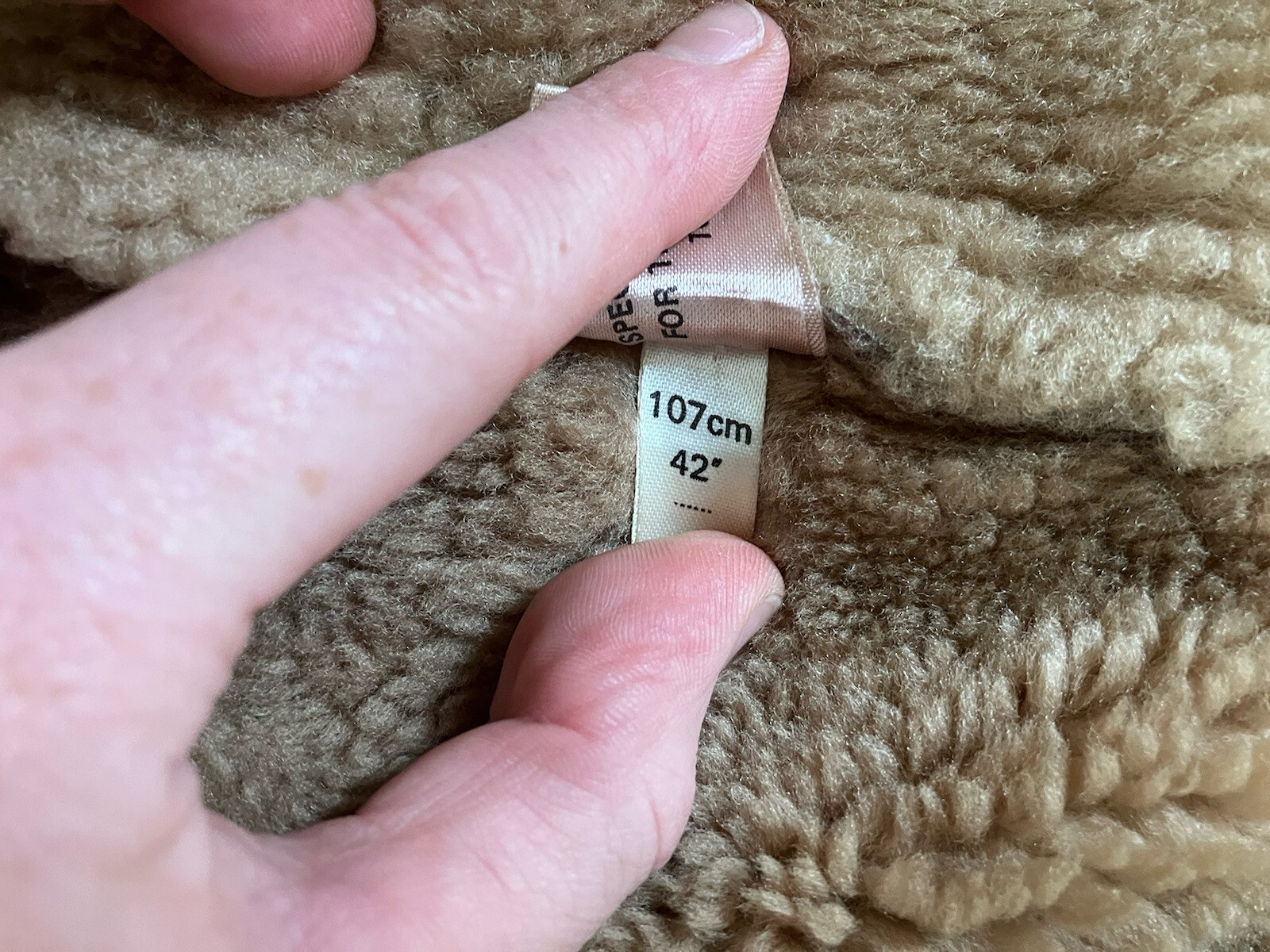 Vintage DEBENHAMS Mens Brown Real Genuine Sheepskin Winter Coat XL 42in