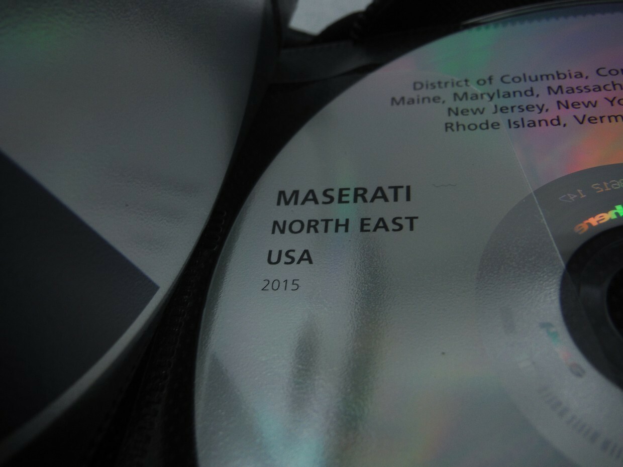 2015 MASERATI NAVIGATION MAPS CD ROM DIGITAL SOFTWARE 940000472