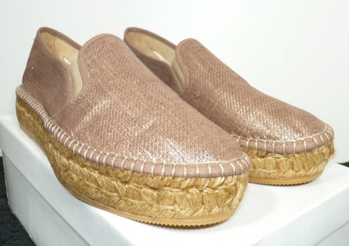 Gainno Handmade Slip On Wedge Spainish Made Shoes Espadrille In Size 38 Uk 6 - Picture 2 of 7