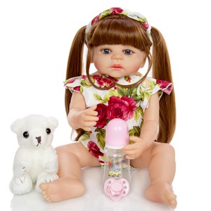 Bebe Reborn Poupee Full Silicone Corps Poupees Jouet Veritable Nouveau Ne Cadeau Jouets Bebe 22 Ebay