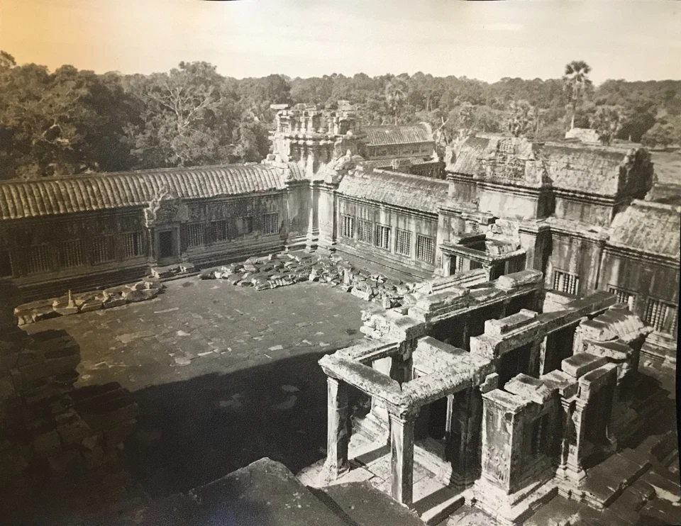 Angkor Vat Temples Angkor Cambodge photographie n°6 originale C 1950 - Photo 3/3