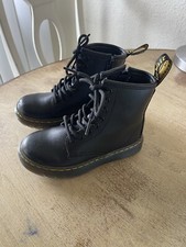 Dr. Martens Kids Combat Boots Black Side Zip Size 10