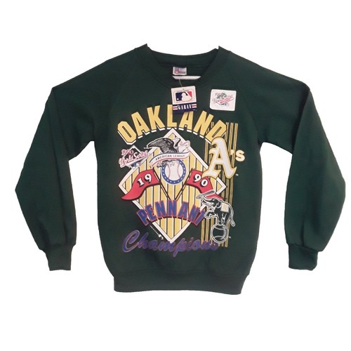 NEW Oakland A's Mens Sizes S M L XL 2XL Gray Majestic Light Sweatshirt