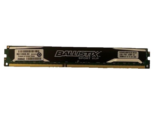 Crucial Ballistix Sport VLP 8GB(2x4GB)DDR3L-1600 BLS4G3D1609ES2LX0