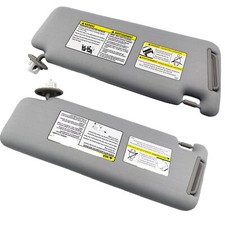 LEFT AND RIGHT SIDE GREY SUN VISOR for Toyota 4RUNNER 7432035A91B1