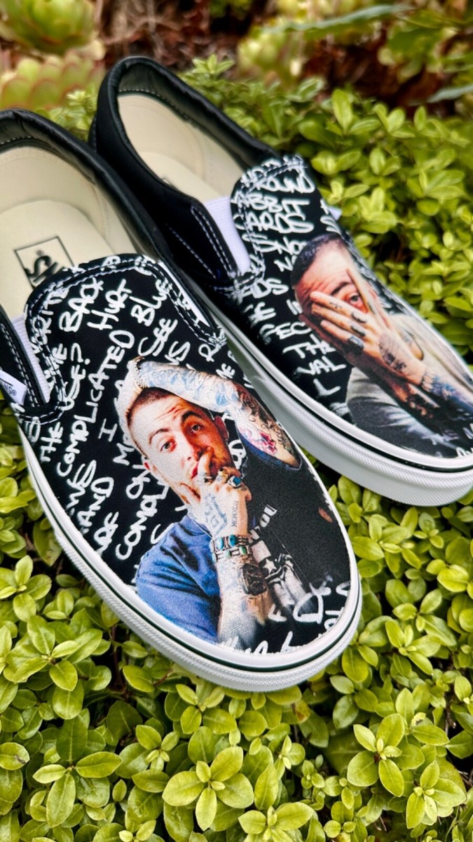 Customized Mac Miller Vans Slip On Shoes for Men and Women  display picture 3