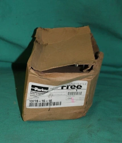 Parker, 13778-16-16, Hydraulic Crimp Fitting Connector