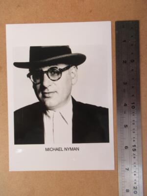 Michael Nyman     small size Music Promo Image vintage item see down listing