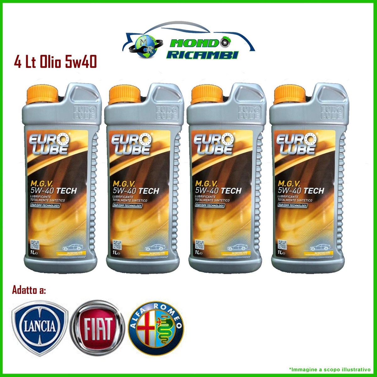Kit Tagliando 4 Filtri Per Fiat Idea 1.3 Multijet Diesel Euro 4 - Filtro Olio, Aria, Gasolio, Abitacolo - Foto 8