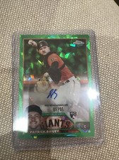 🔥2023 Patrick Bailey Topps Chrome Sapphire GREEN Rookie /99 RC Beautiful