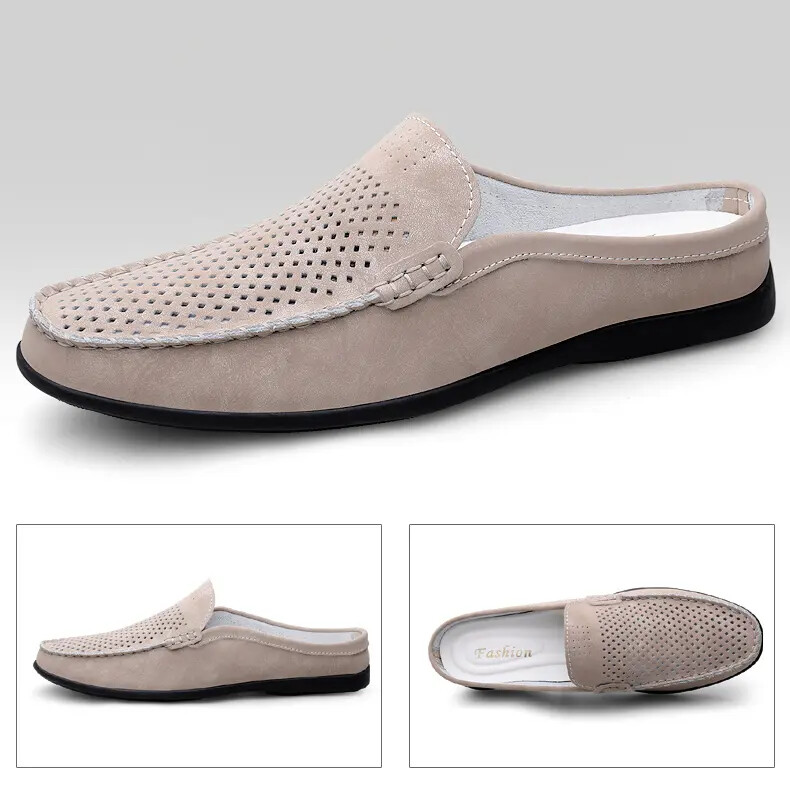 PANTOFOLA D’ORO 37 45 ciabatte uomo moda scavate traspiranti sandali mules scarpe basse casual