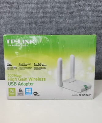 TP-Link Wireless N USB Netzwerkadapter 300Mbps 802.11g/n WPA2 2,4GHz TL-WN822N