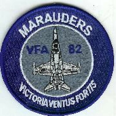 3'' NAVY VFA-82 AIRCRAFT MARAUDERS NAS CECIL FIELD EMBROIDERED JACKET PATCH