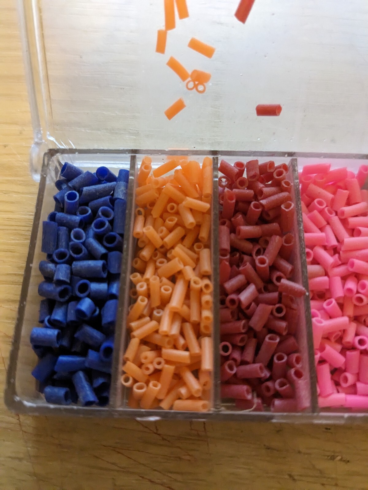 Fishing tackle float rubbers pole floats, with hinge lid for less