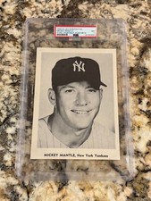 Mickey Mantle 1958-61 Jay Publishing Photos Type 1 Portrait PSA 7 MBA Silver HOF