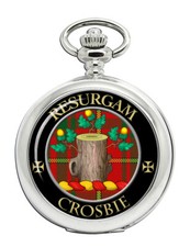 Crosbie Scottish Clan Pocket Watch