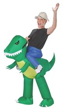 Adults Inflatable Dinosaur Rider Costume