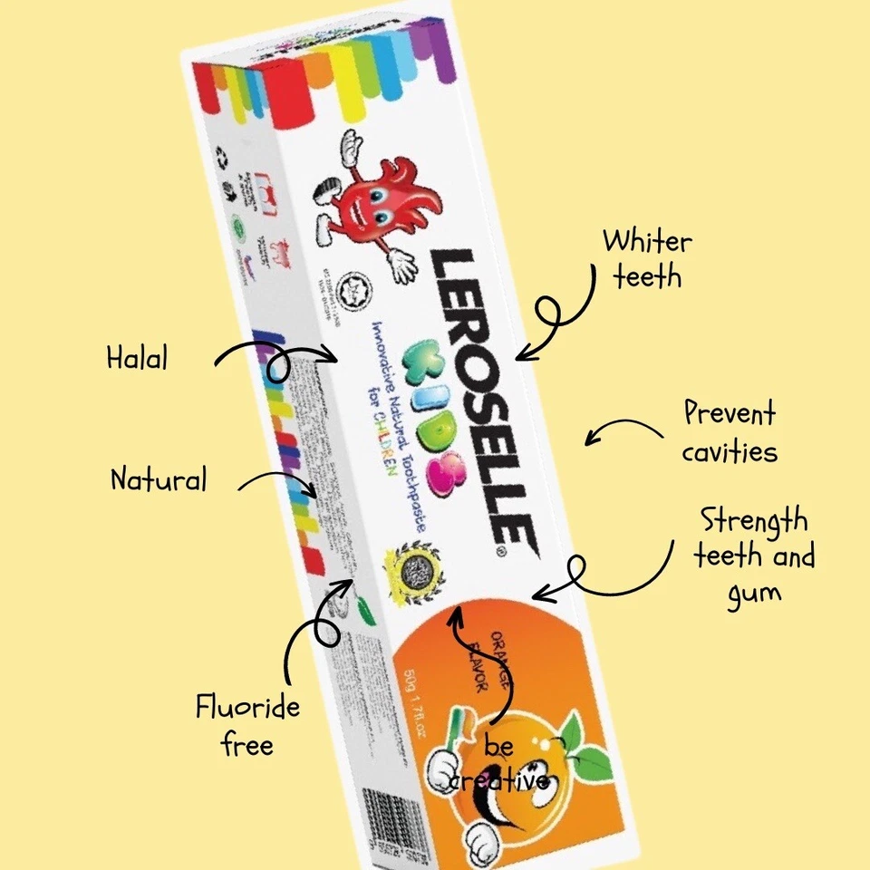 Leroselle Roselle Toothpaste Strawberry 50g for Kids - Image 2 of 4