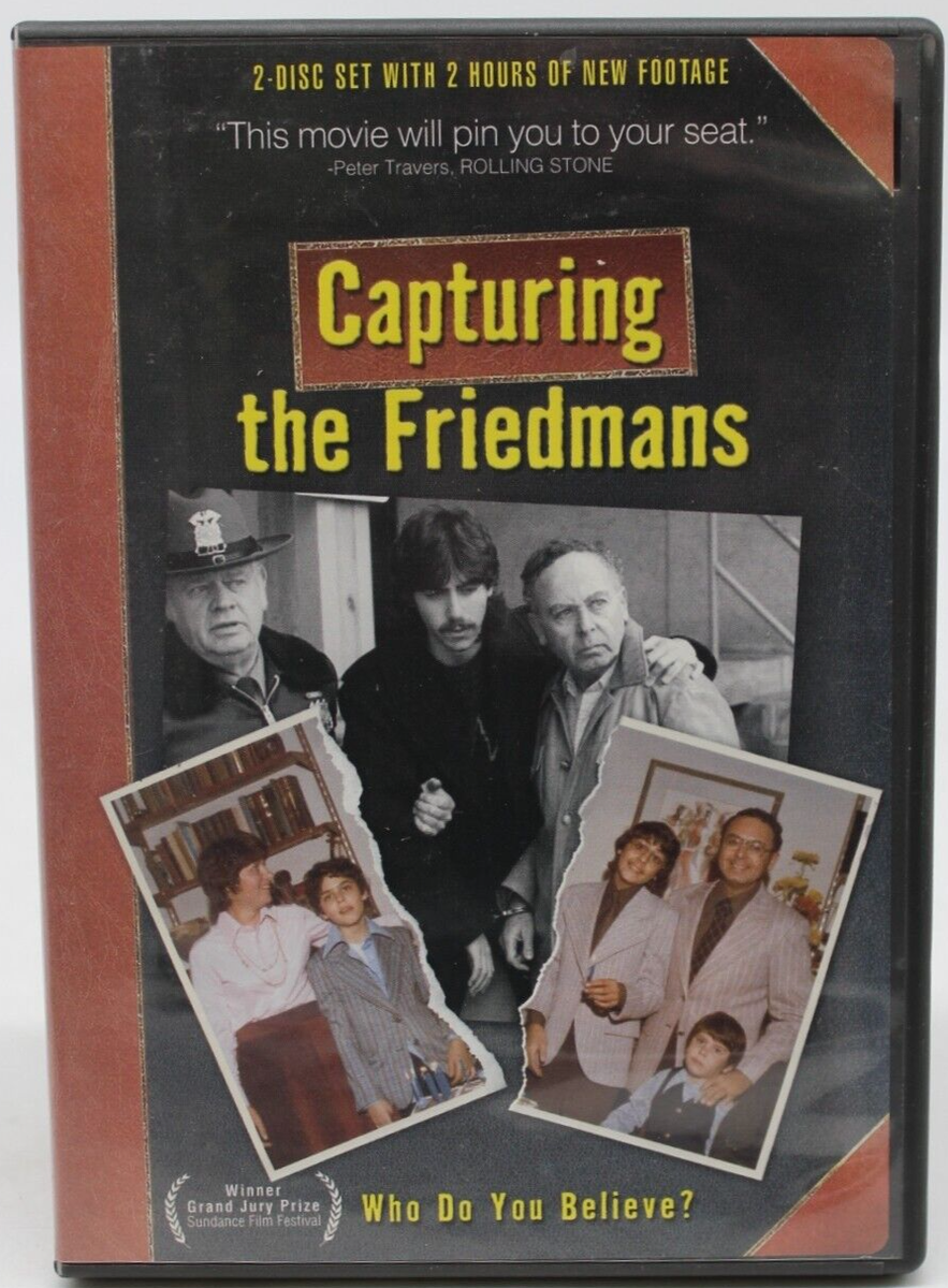 Capturing The Friedmans DVD 2004 True Crime Documentary Disc Set