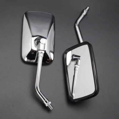 #ad Chrome Motorcycle Rectangle Side Mirrors For Honda Magna 250 VF 750C 500C 1000 $17.39