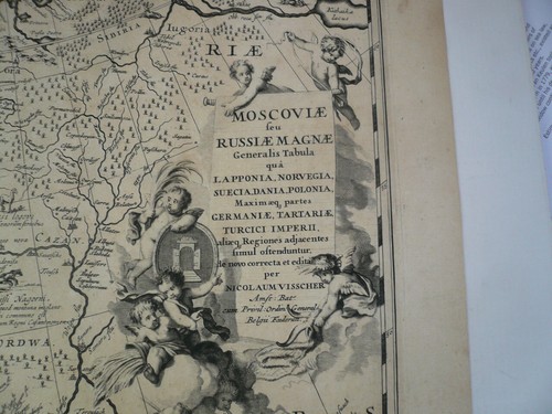 Moscoviae Russiae magnae, anno 1670, map, Nicolaus Visscher-ORIGINAL---- Russia, - Picture 7 of 13