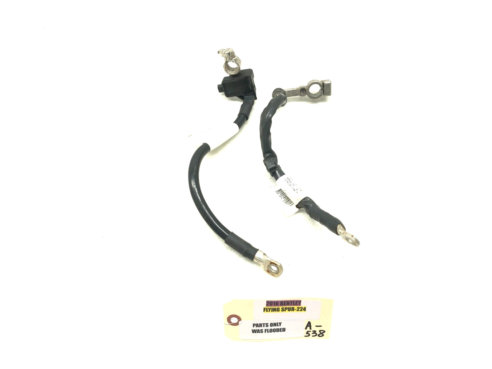 2014-2018 BENTLEY FLYING SPUR NEGATIVE GROUND BATTERY CABLE SET #READ NOTES