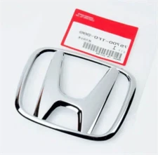 Fit For Honda 2009-2015 Accord EX LX Grille Silver Front H Emblem Badge Chrome 