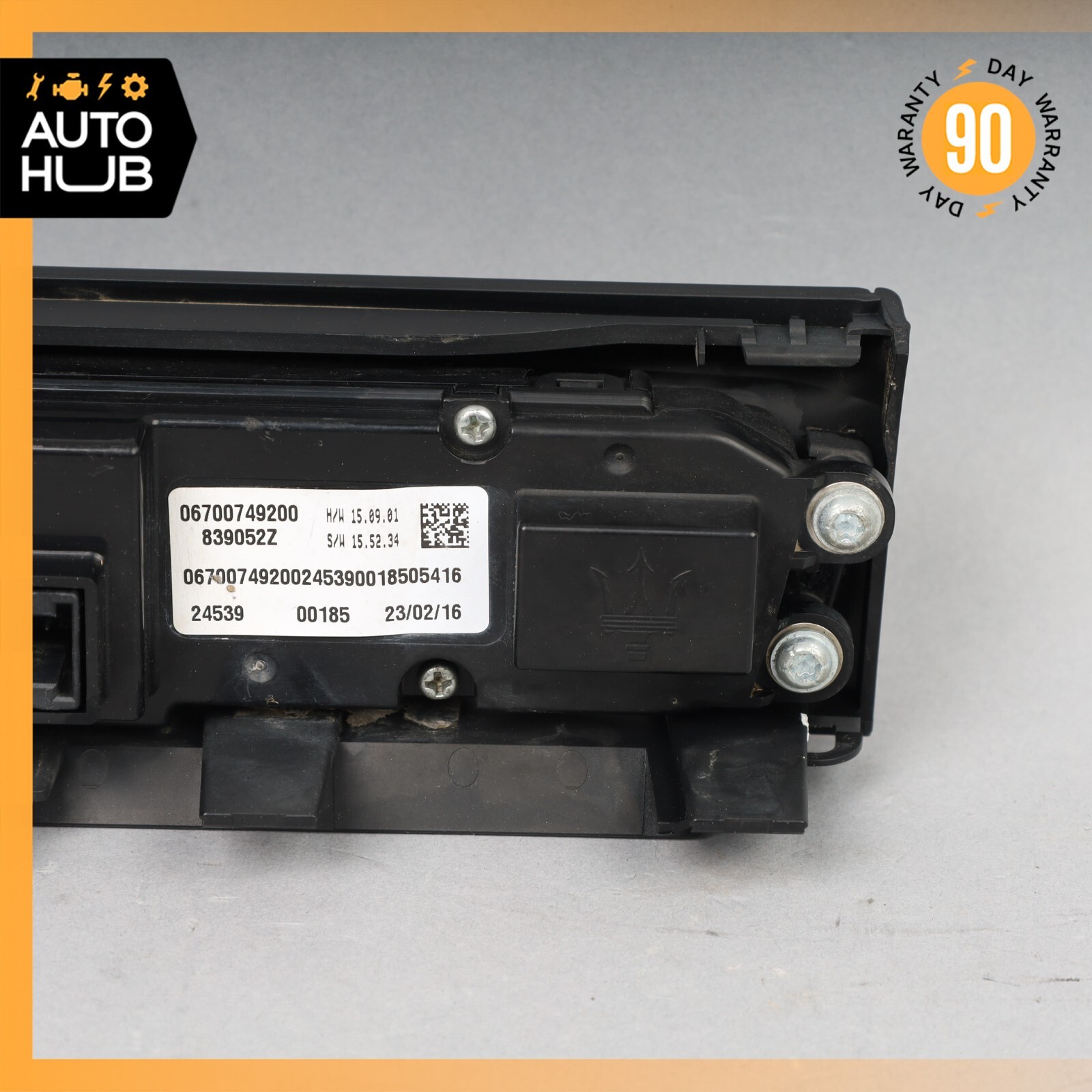 Maserati Quattroporte M156 S Ghibli AC A/C Heater Climate Control Switch OEM