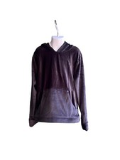 All In Motion Kids Boys Hoodie Front Zip Black Sz M 8 Long Sleeve Sweatshirt